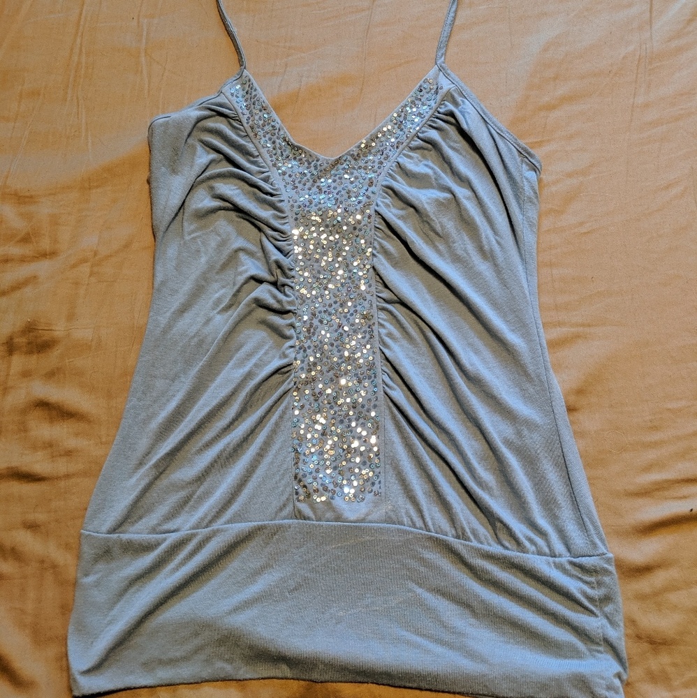 Ice Blue Halter Top